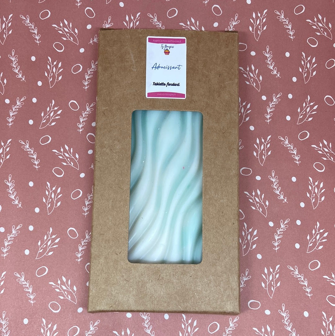 Tablette fondant artisanale parfum adoucissant sans CMR