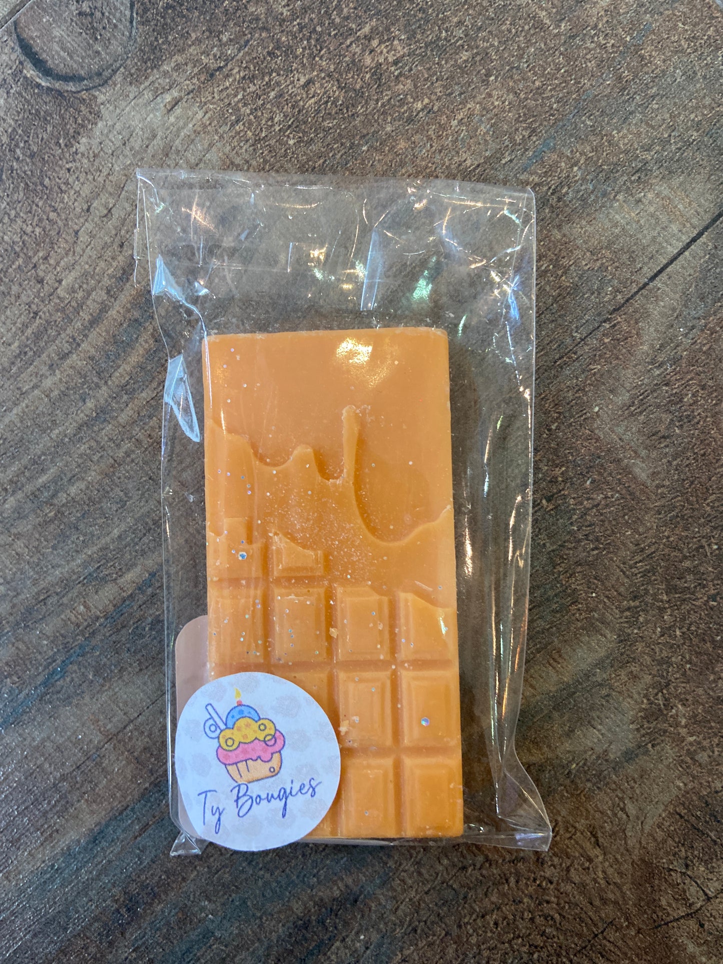 Fondant artisanale parfum sans CMR : : tablette de 20gr sécable - parfum monoi clementine