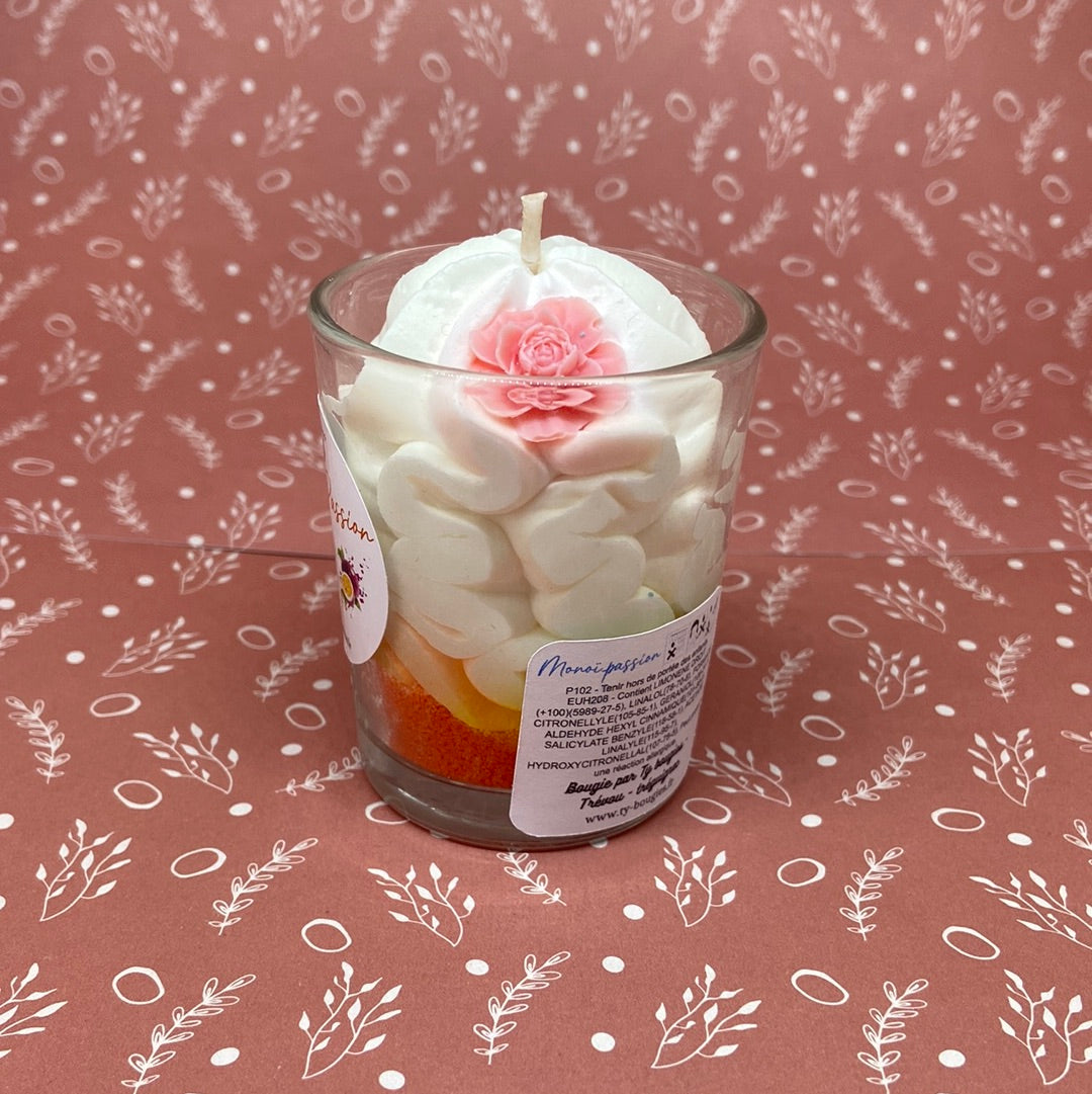 🌺Bougie gourmande monoi passion🕯️🌴