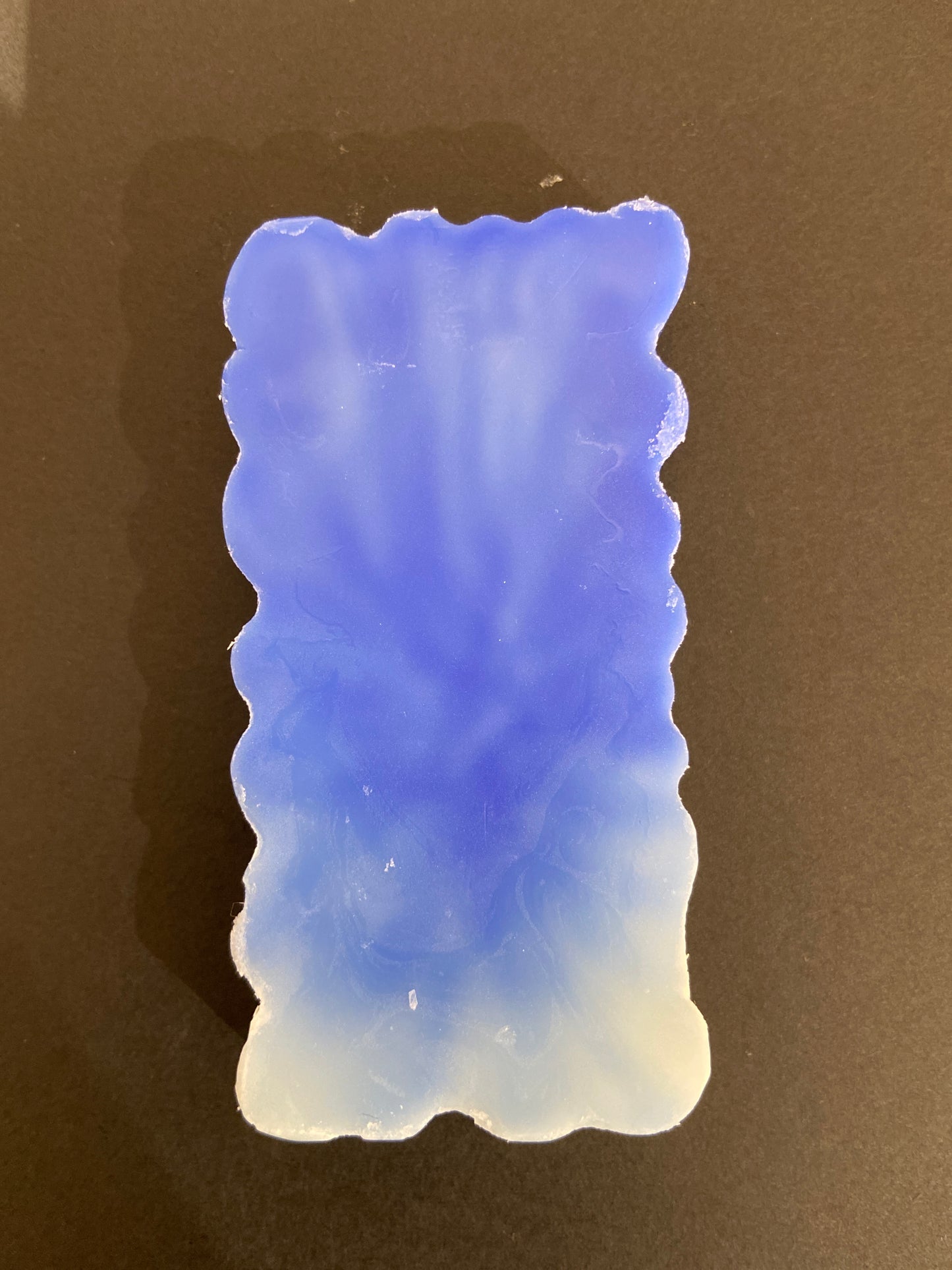 Fondant artisanal parfumé sans CMR: tablette de 20gr sécable - parfum Bonbon schtroumpf