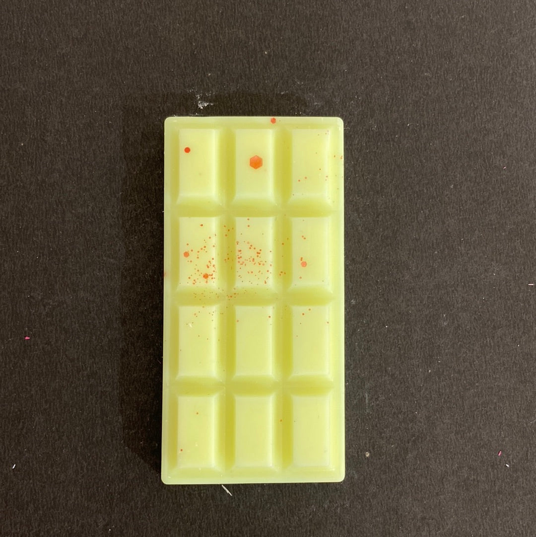 Fondant artisanal parfumé sans CMR: tablette de 20gr sécable - parfum Vanille des îles