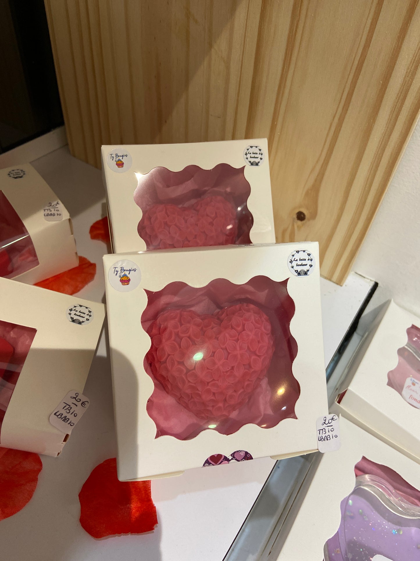 Coeur: fondant bijou - 2 parfums au choix - fondant artisanale parfum sans CMR - bijou fait main