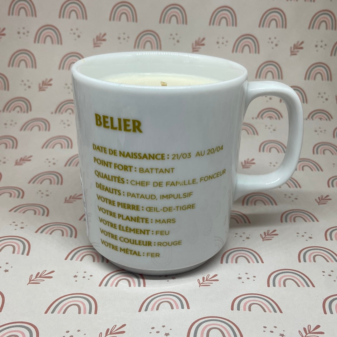 💎 Bougie astro Bélier💎 et 2 fondants