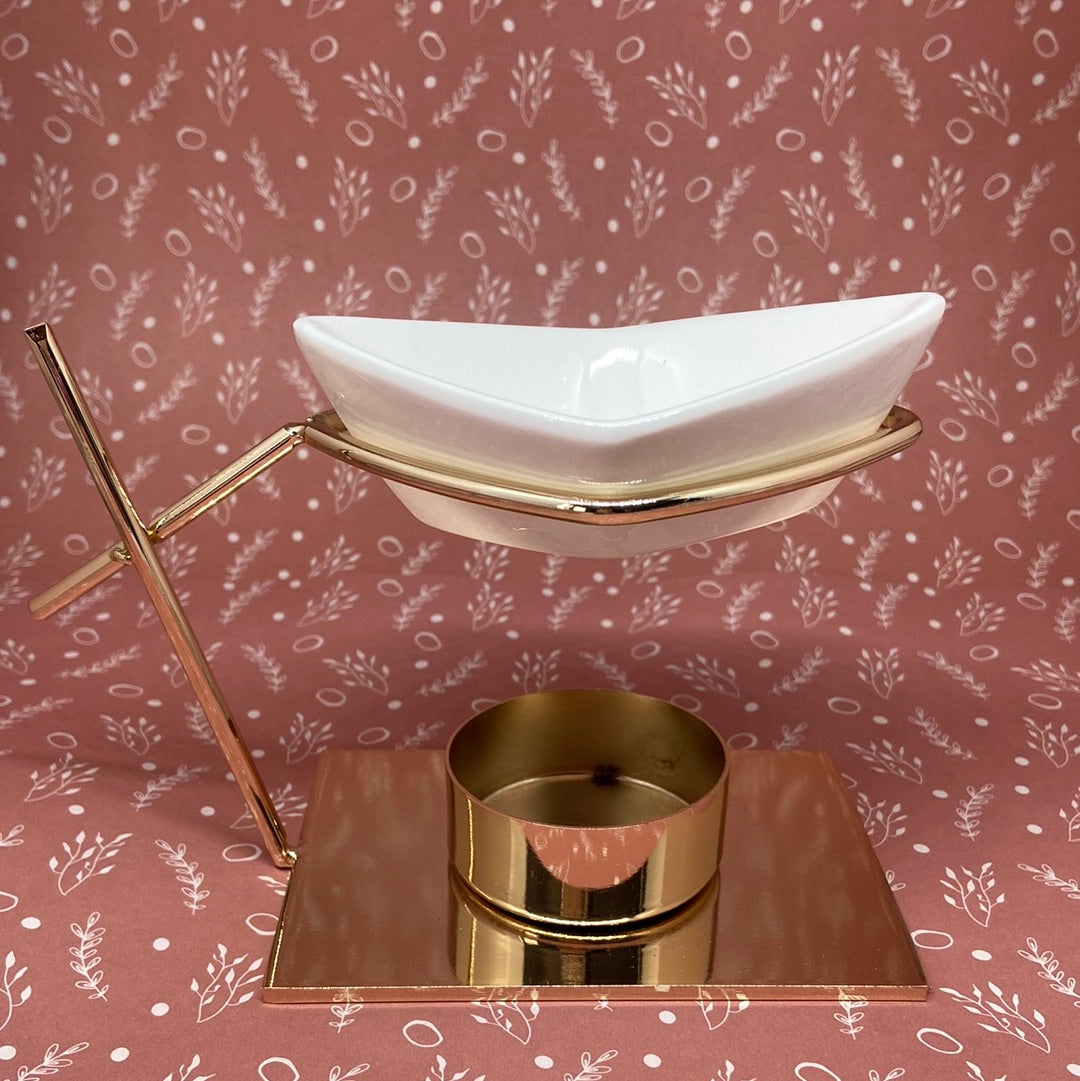 ⚓️ 🌟🕯️Brûleur pour fondant - diffuseur de cire parfumée - Matelot doré🌟🕯️⚓️