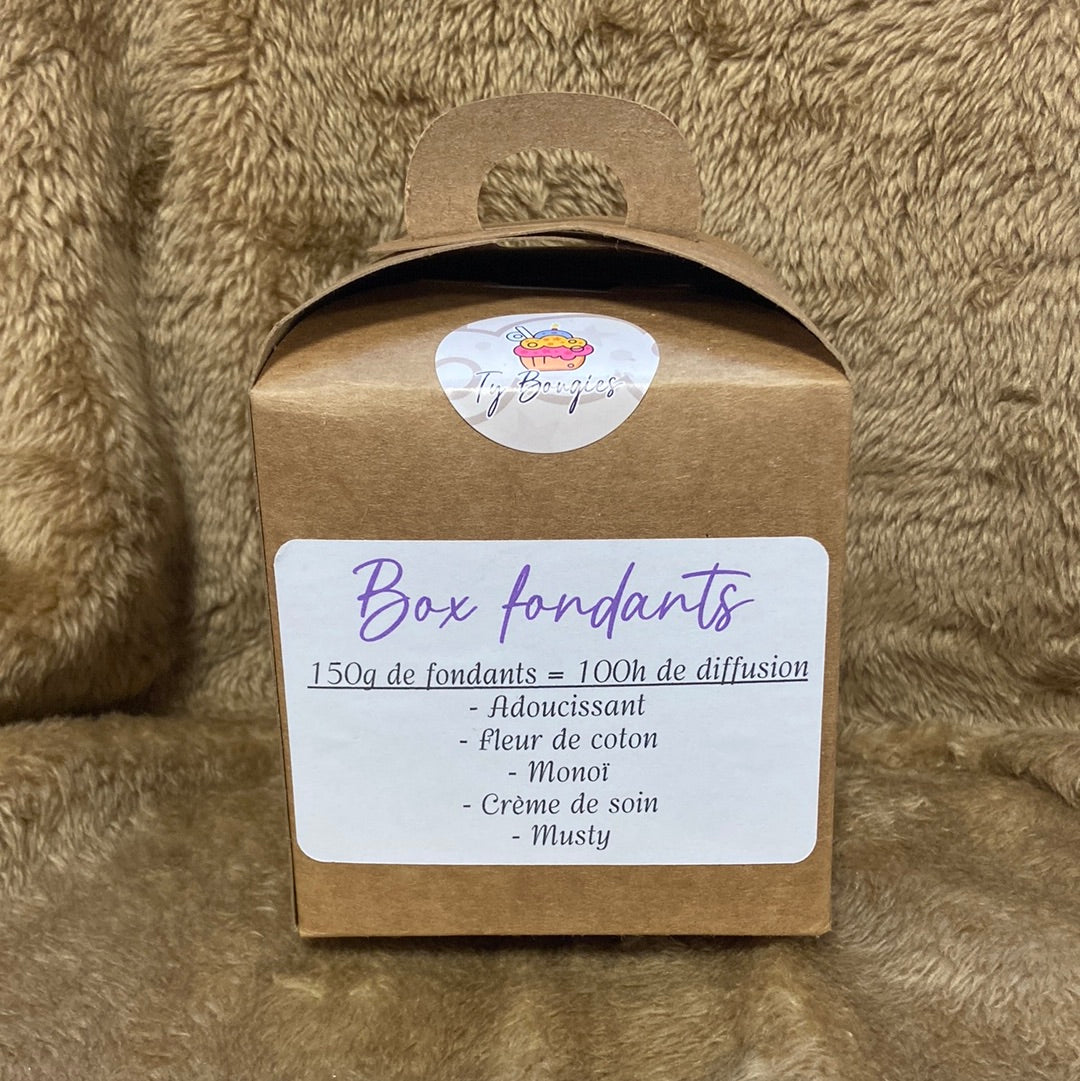 Box de fondants artisanale parfumé sans CMR- 150gr