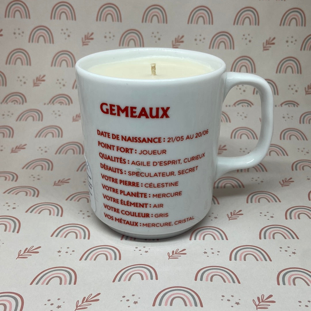 💎 Bougie astro Gemeaux💎 et 2 fondants