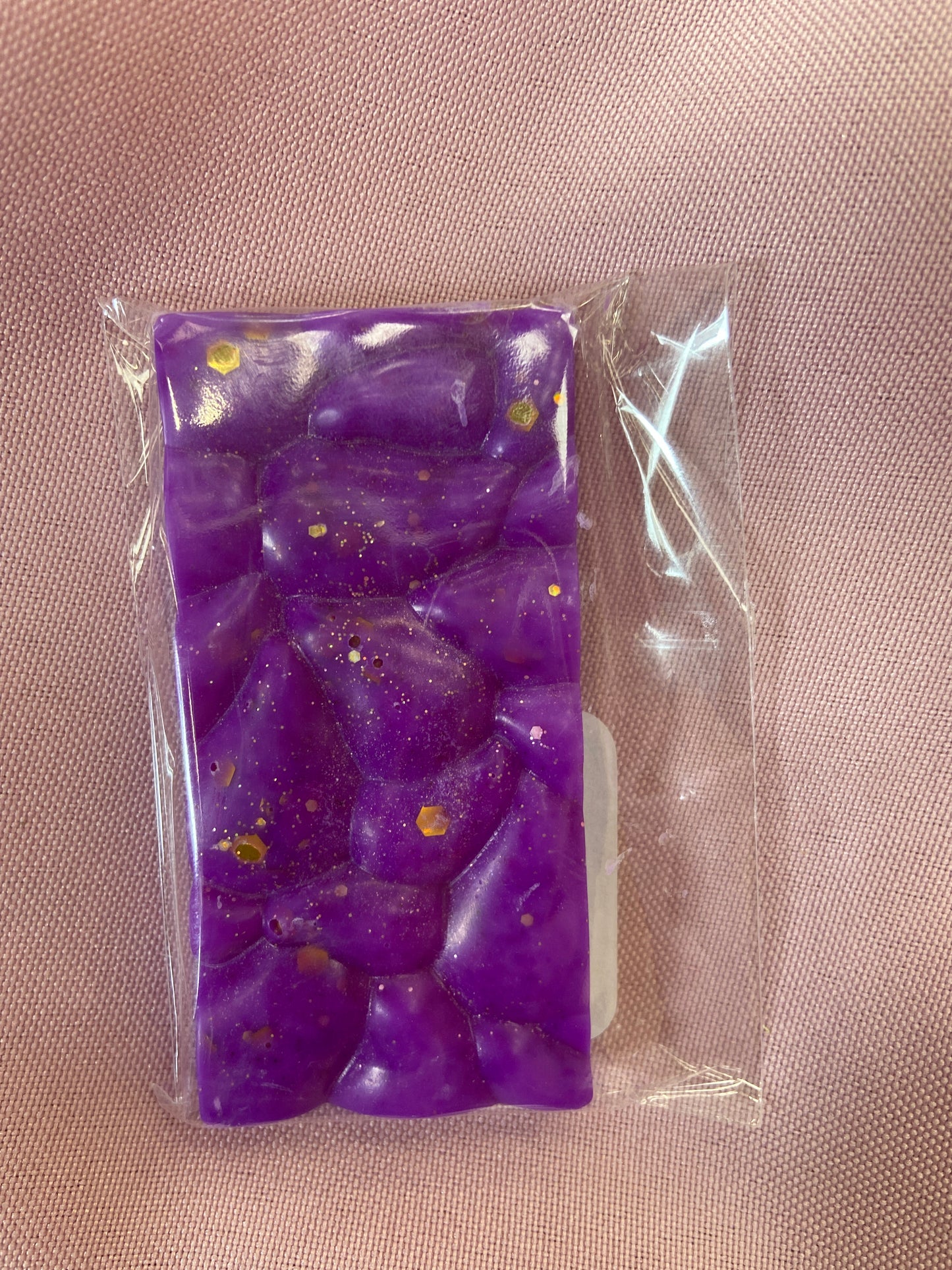 Fondant artisanale parfumé sans CMR : tablette de 20gr sécable - parfum monoï cerise