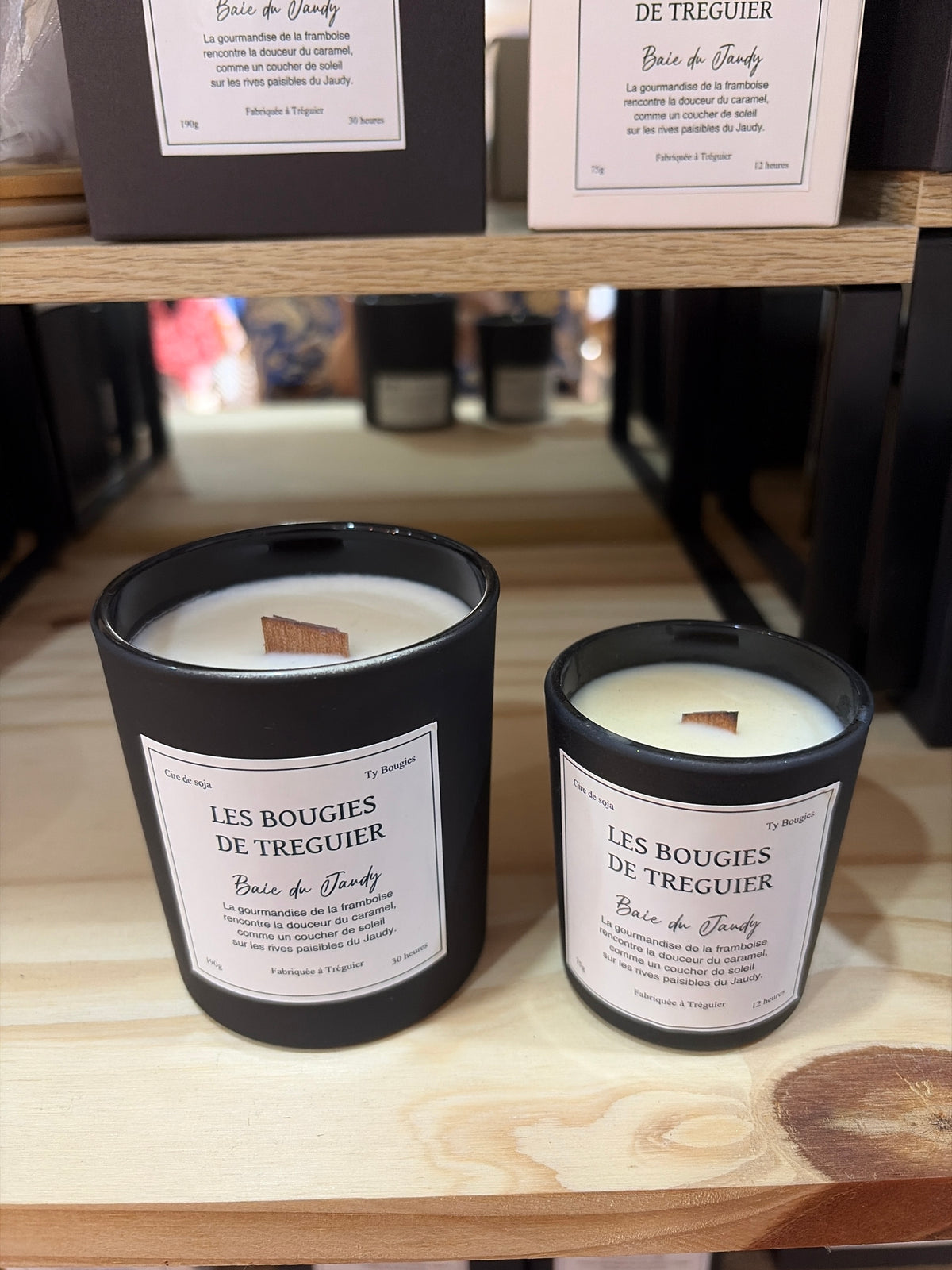 Baie du jaudy - Bougie parfum framboise et caramel