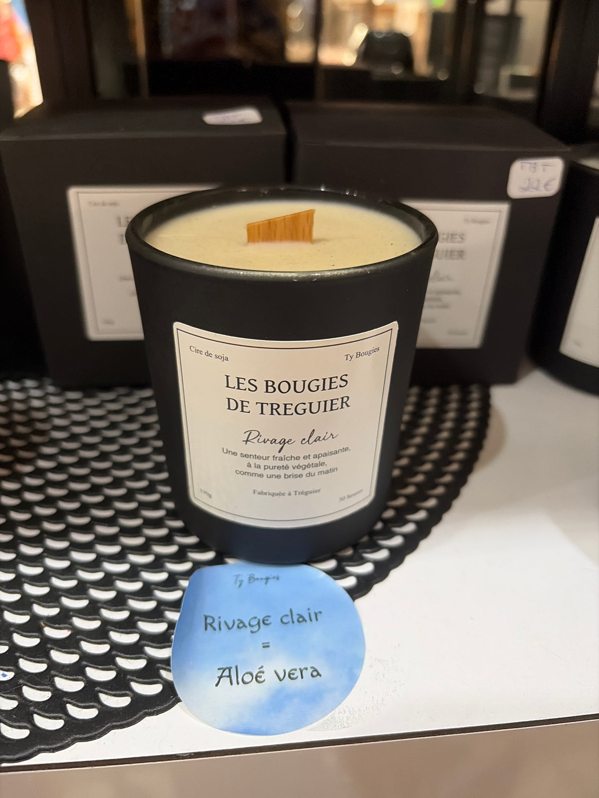 Rivage Clair – Bougie parfumée à l'Aloe Vera