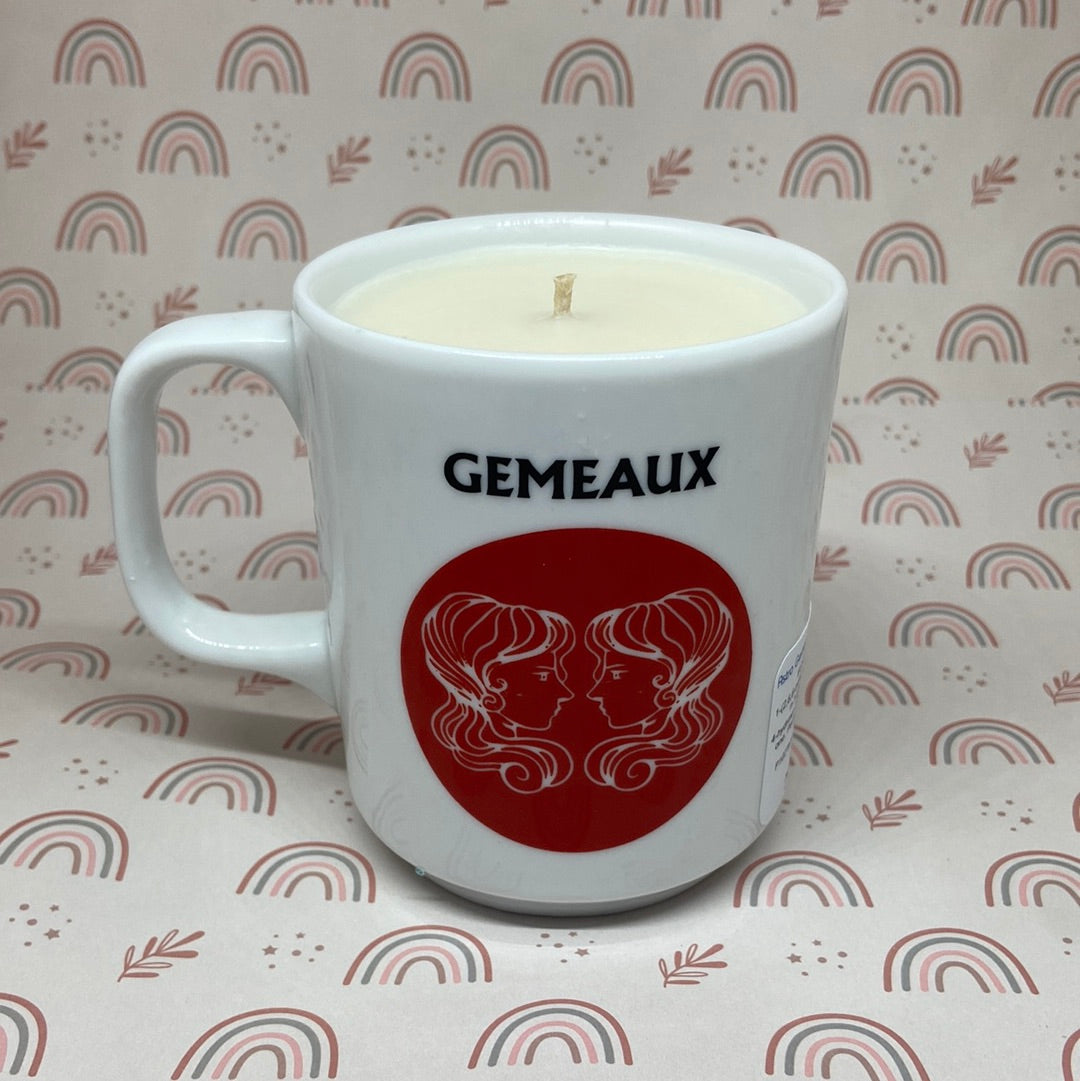 💎 Bougie astro Gemeaux💎 et 2 fondants