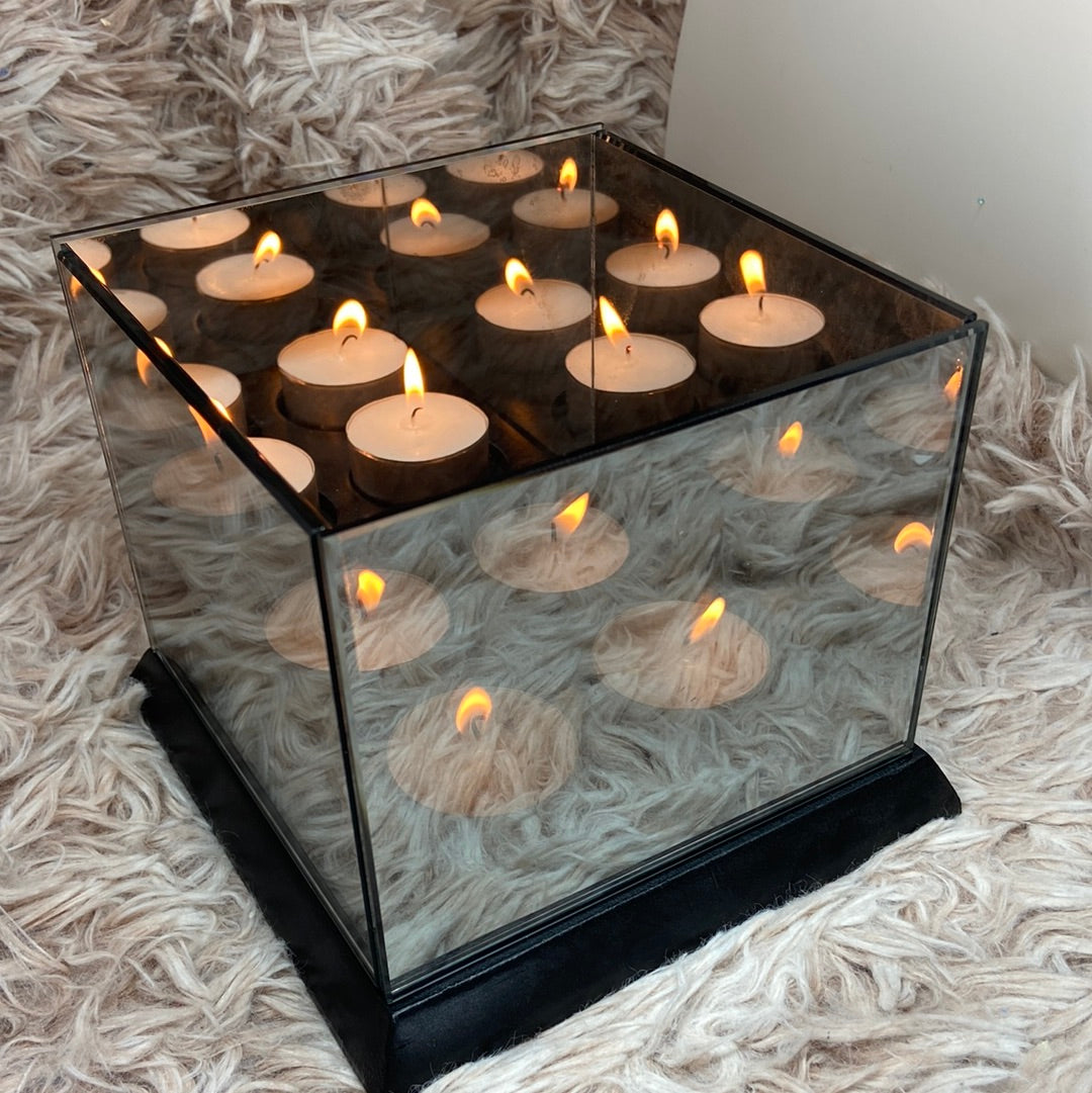 🌟✨Photophore infinie et ses 6 bougies chauffe plat artisanale en cire de soja🌟✨