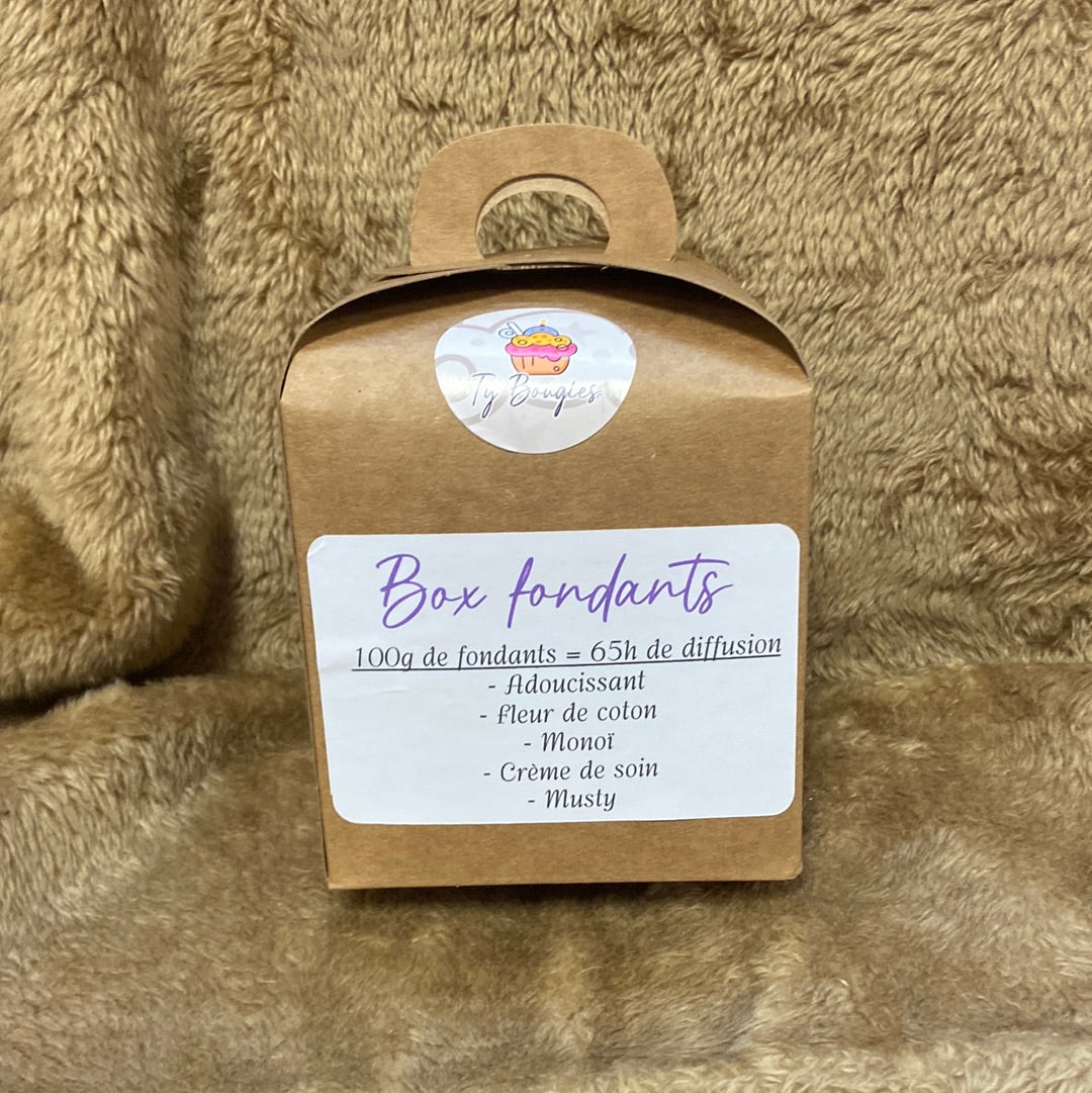 Box de fondants artisanale parfumé sans CMR - 100gr