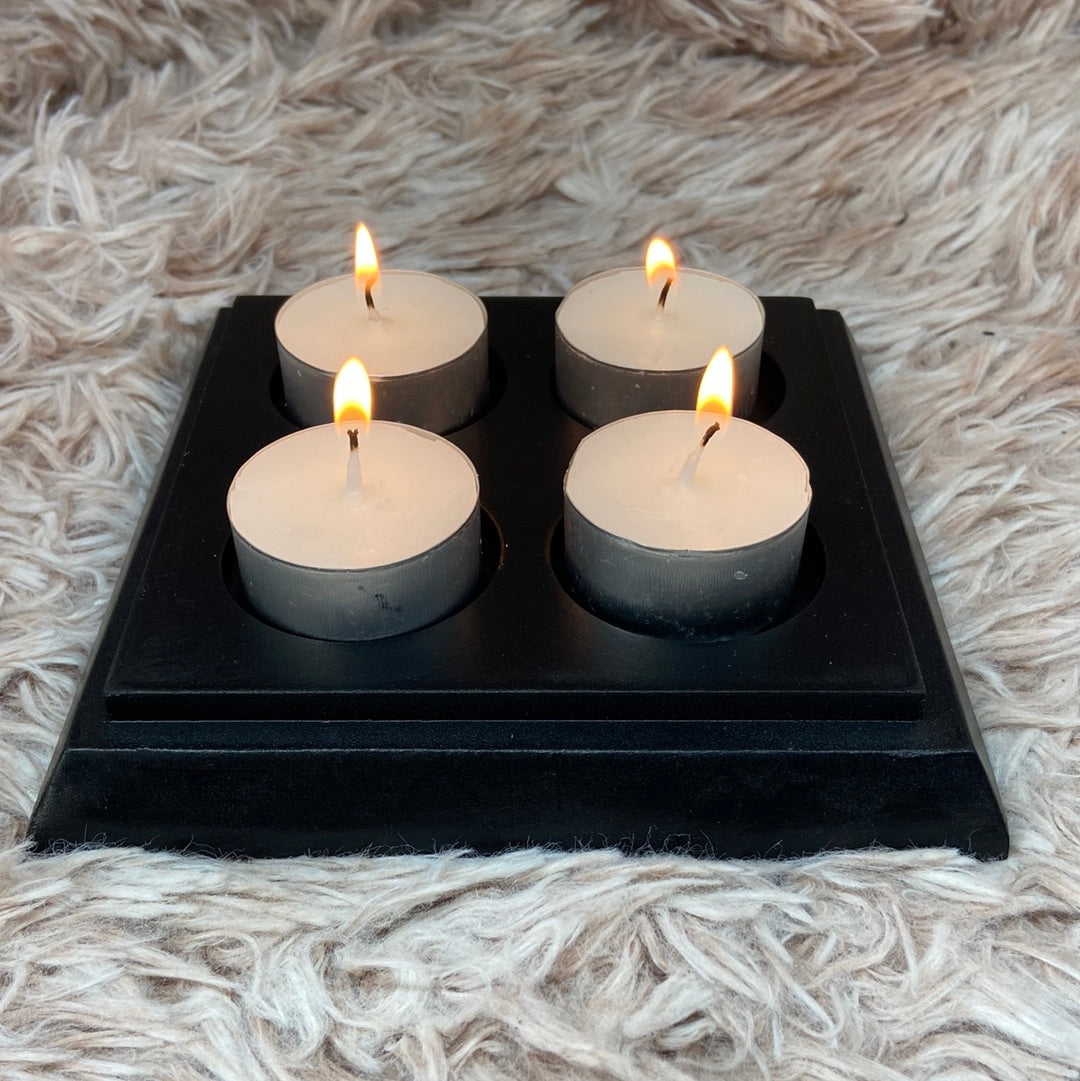 🌟✨Photophore infinie et ses 6 bougies chauffe plat artisanale en cire de soja🌟✨
