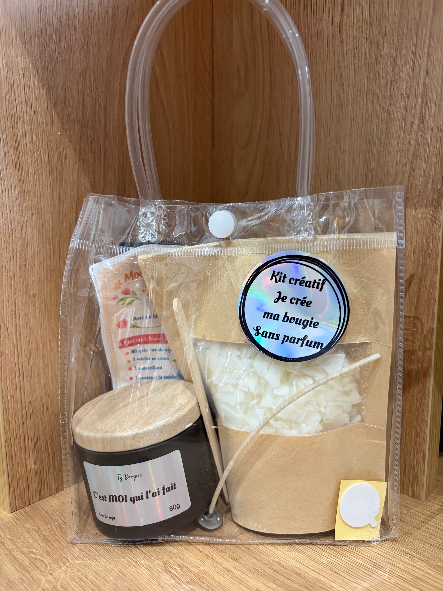 Kit créatif – Ma bougie naturelle (sans parfum)