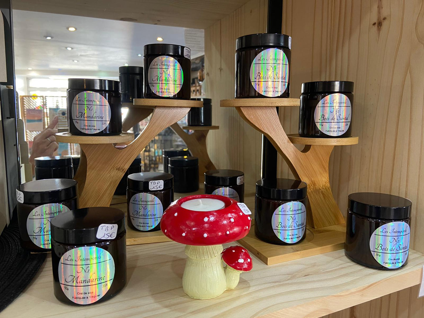 Bougie parfumée artisanale - Ty bougies - Les Intemporels n°2 – Bois de Santal (95g, 15h)