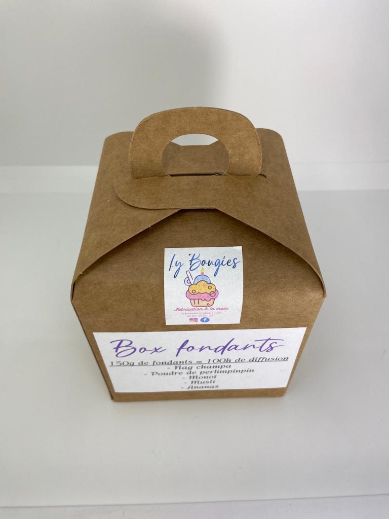 Box de fondants artisanale parfumé sans CMR 150gr