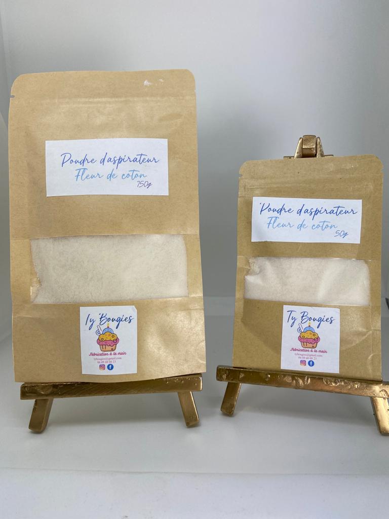 Sachet de poudre de bicarbonate parfumée - 50gr - Poudre d'aspirateur