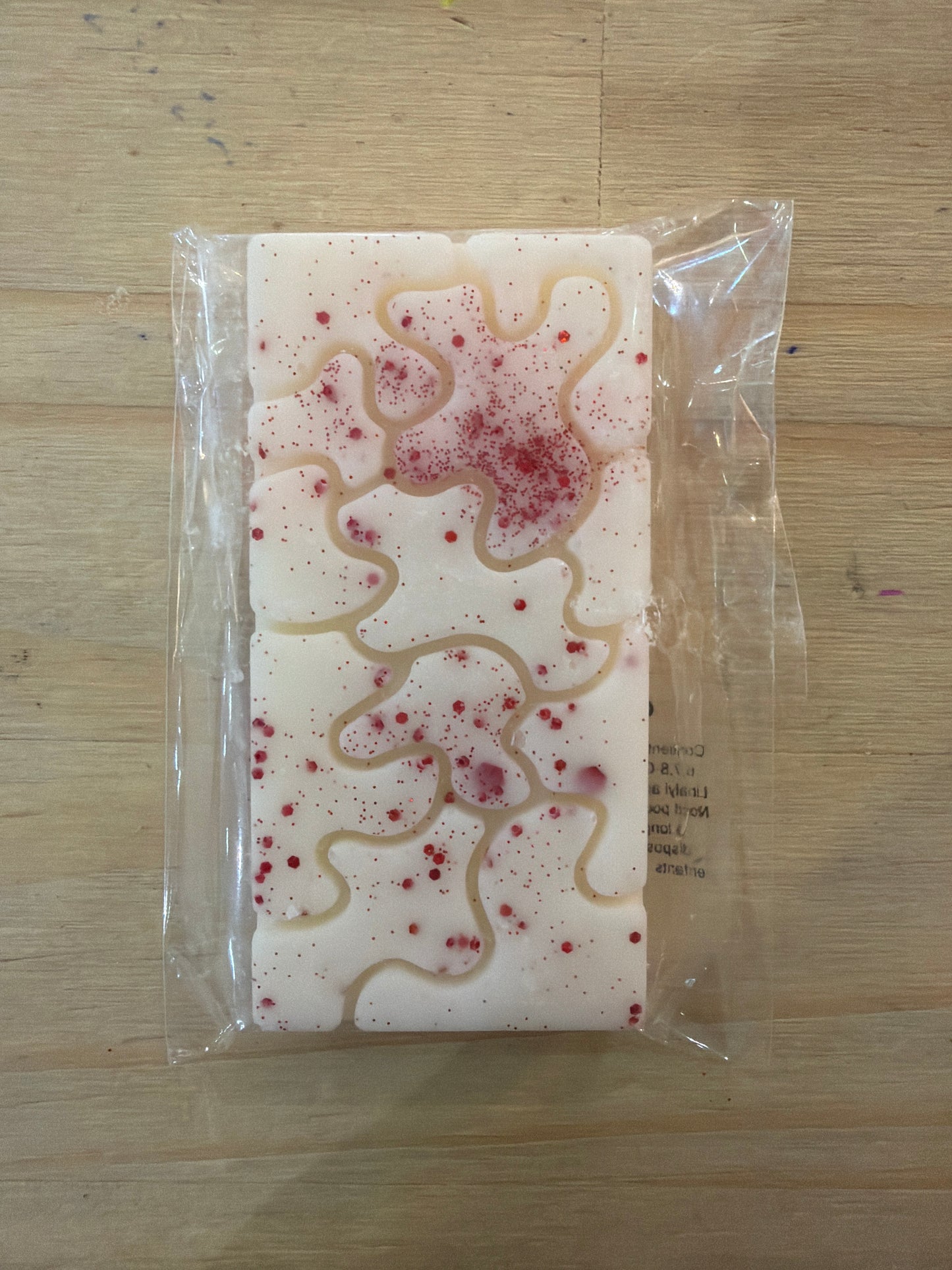 Fondant artisanale parfumé sans CMR : tablette de 20gr sécable -  parfum Savon doux DUPE