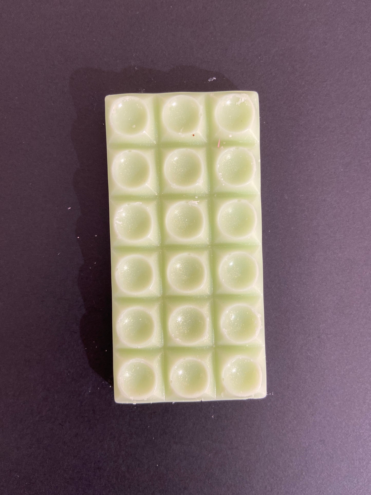 Fondant parfumé : tablette de 20gr sécable -  parfum melon