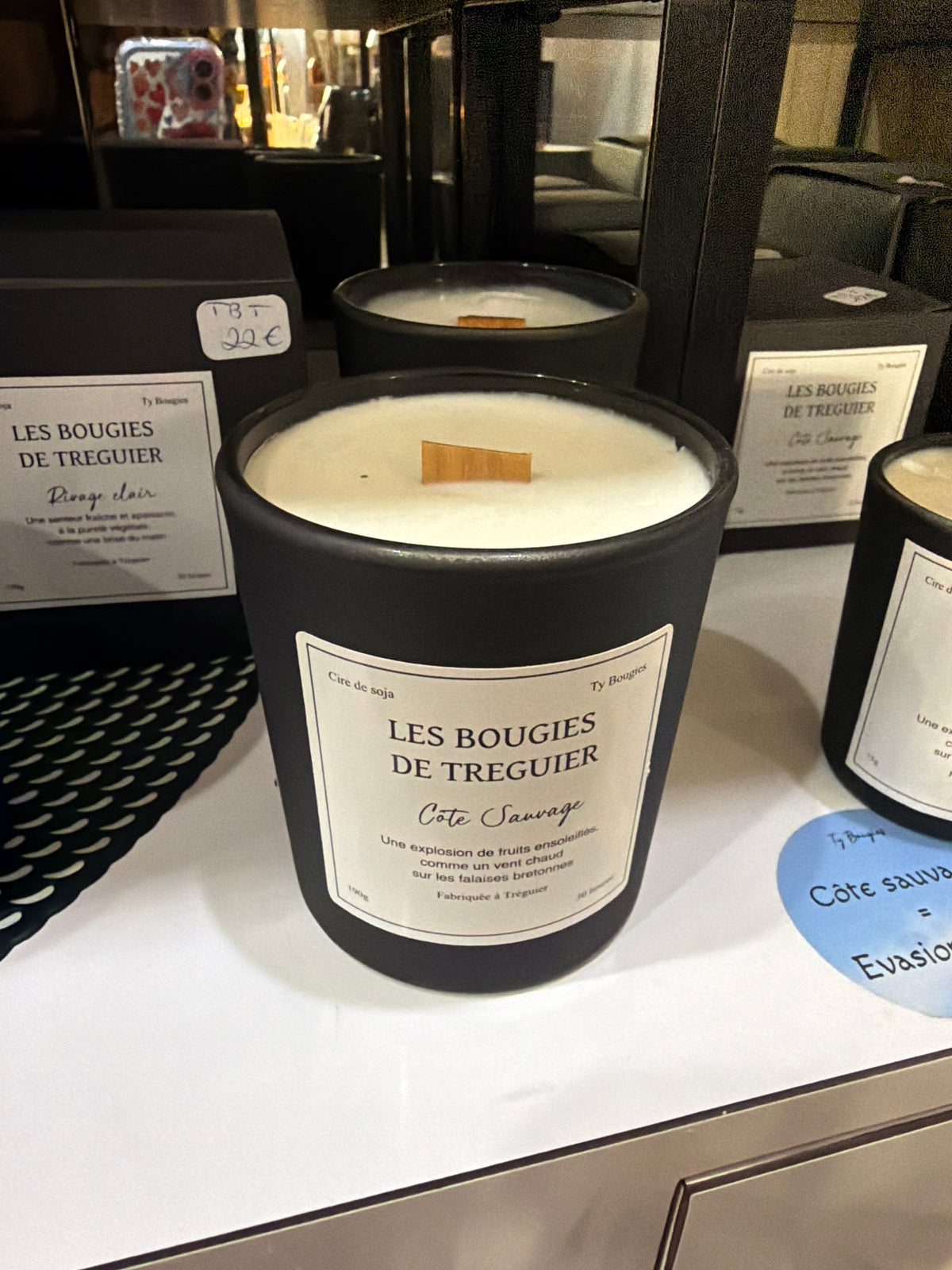 Côte Sauvage – Bougie parfumée Évasion fruitée