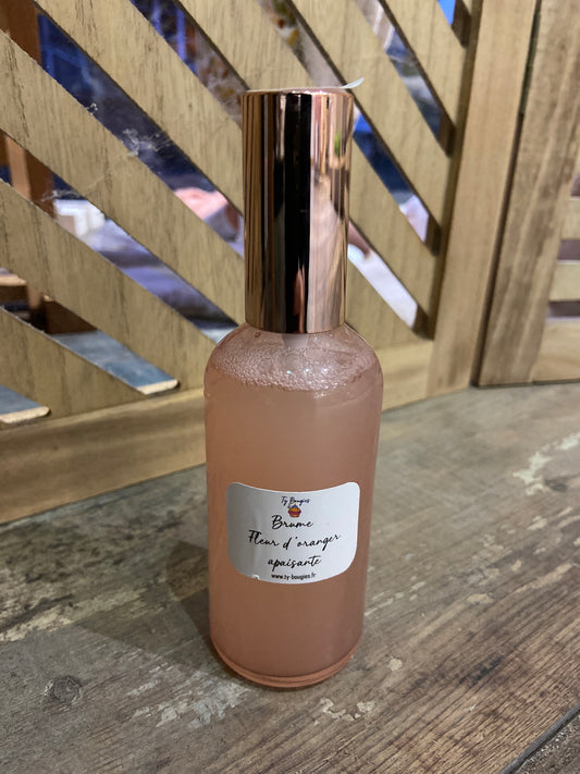 Brume parfumé textile - Fleur d'oranger apaisante - brume artisanal - parfum sans CMR