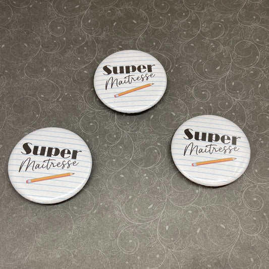 Badges super maîtresse