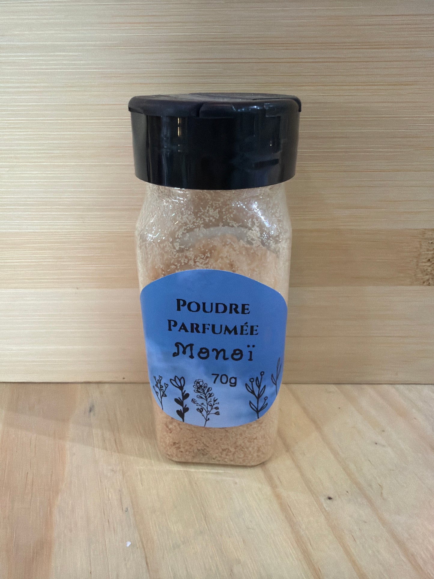 Poudre parfumée artisanales pour aspirateur | Ty Bougies – Maison parfumée - 70g - Monoï