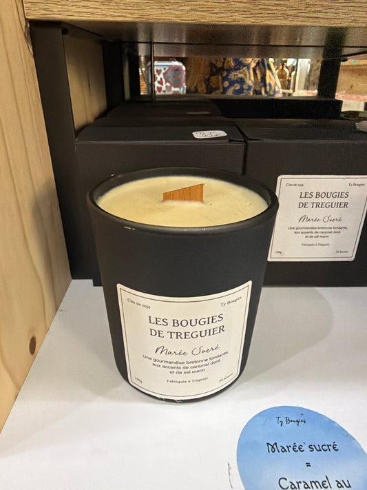 Marée Sucrée – Bougie parfumée au caramel au beurre salé