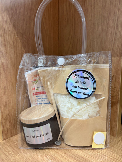 Kit créatif – Ma bougie naturelle (sans parfum)
