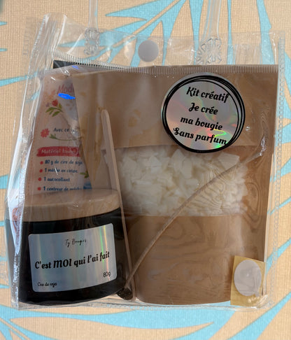 Kit créatif – Ma bougie naturelle (sans parfum)