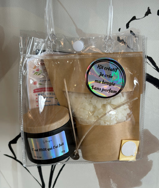 Kit créatif – Ma bougie naturelle (sans parfum)