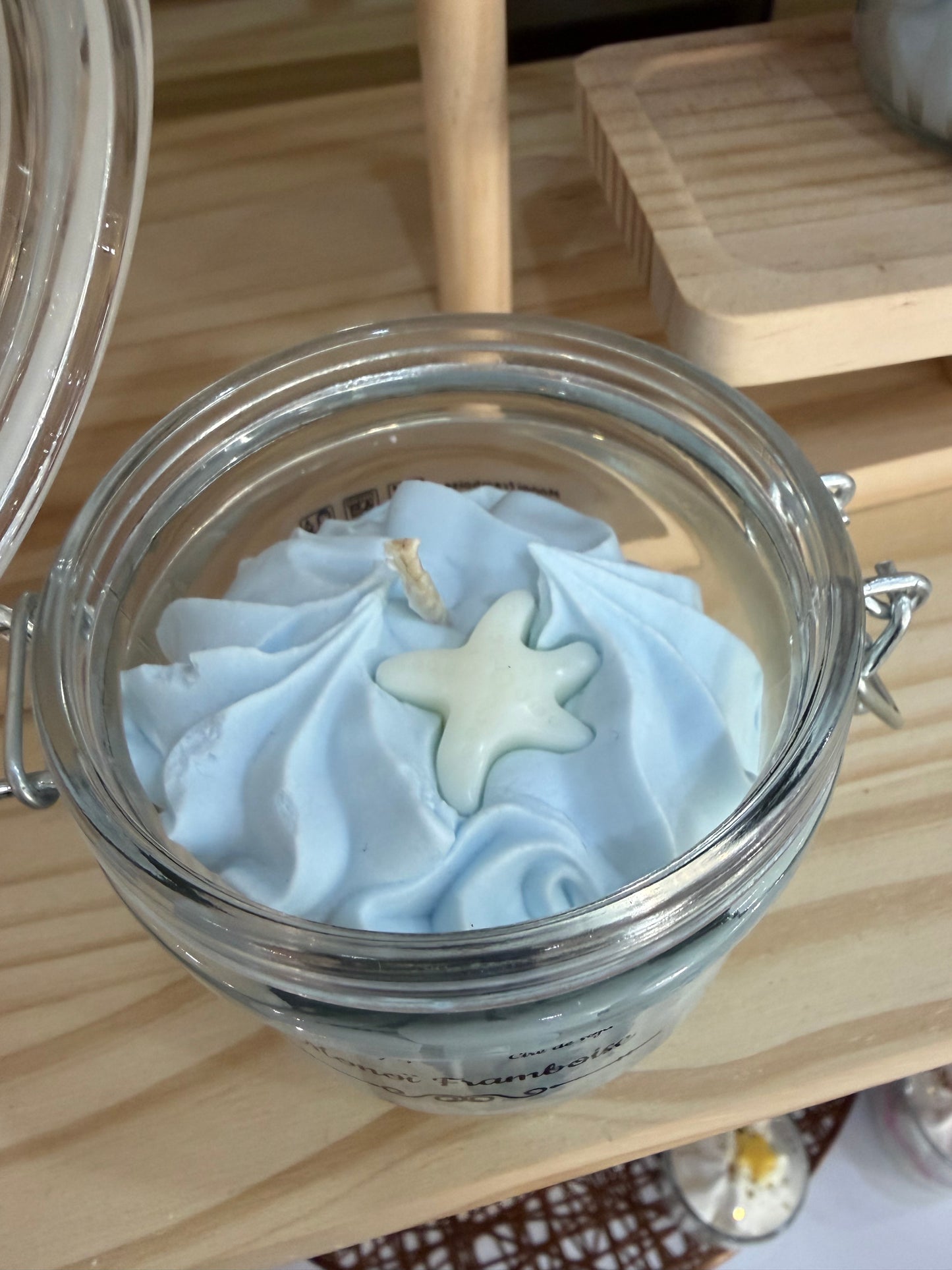Bougie gourmande Monoi framboise