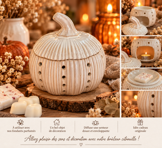 🎃 Brûleur Citrouille – Créez votre ambiance parfumée